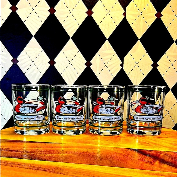 Vintage Georges Briard Ice Cooler with Lid & 4 Glass Set - Picture 6 of 16